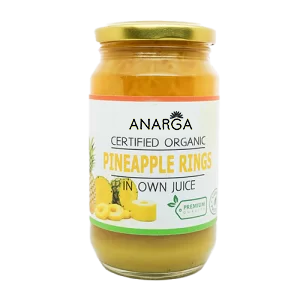Anarga Organic Pineapple Rings in Own Juice